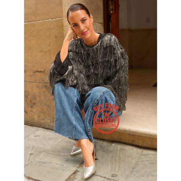 RARE!!! ZARA Fringed Jacket NWT - Picture 1 of 16